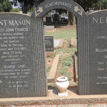 MASON Ernest John Francis, Plant -1963 &amp; Jeanne -1969 :: NELSON William Knipe -1959