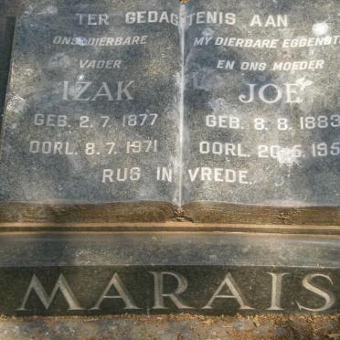 MARAIS Izak 1877-1971 &amp; Joe 1883-1959