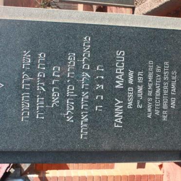 MARCUS Fanny -1971