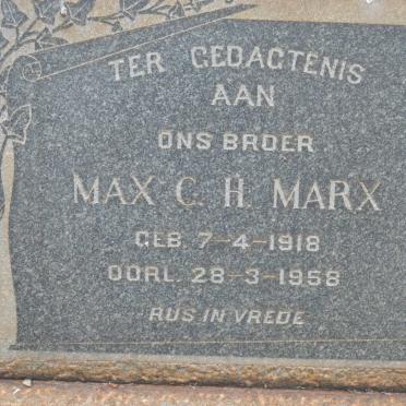 MARX Max C.H. 1918-1958