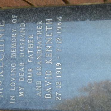 McKECHNIE David Kenneth 1919-1984