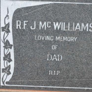 McWILLIAMS R.F.J.