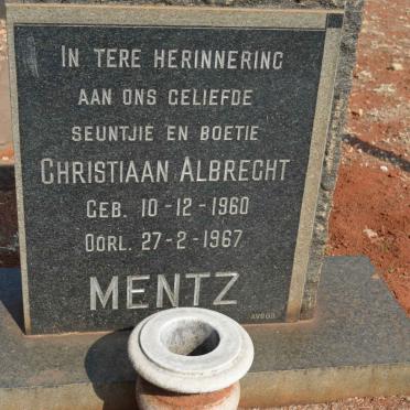 MENTZ Christiaan Albrecht 1960-1967