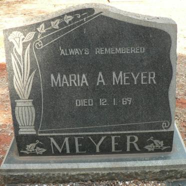 MEYER Maria A. -1969