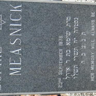 MEASNICK Sophie -1975