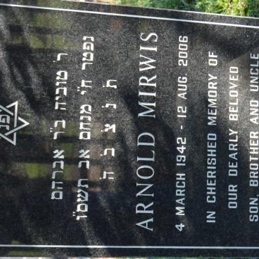 MIRWIS Arnold 1942-2006