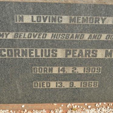 MILES Cornelius Pears 1909-1968