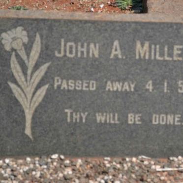 MILLER John A. -1958