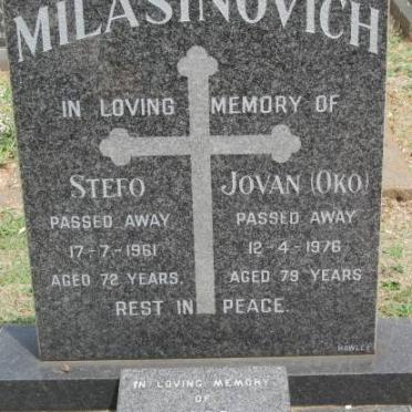 MILASINOVICH Stefo -1961 &amp; Jovan -1976 :: MILASINOVICH Uros 1935-1974