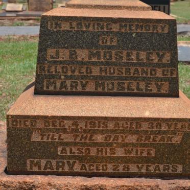 MOSELEY J.B. -1915 &amp; Mary