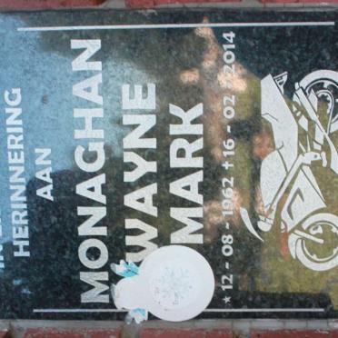 MONAGHAN Wayne Mark 1962-2014