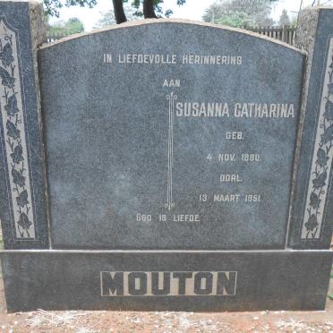 MOUTON Susanna Catharina 1880-1951