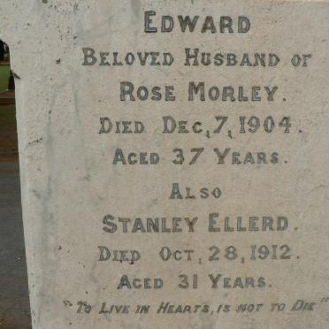 MORLEY Edward -1904 :: ELLERD Stanley -1912