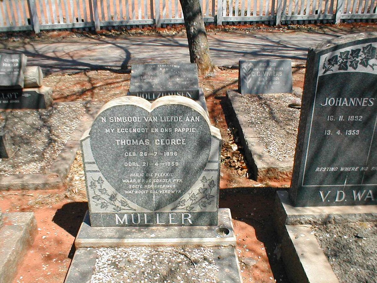 MULLER Thomas George 1896-1959