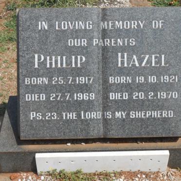 MUNNIK Philip 1917-1969 &amp; Hazel 1921-1970