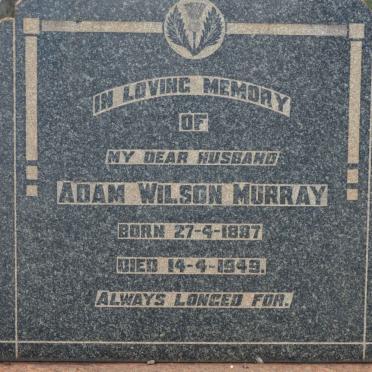 MURRAY Adam Wilson 1887-1949