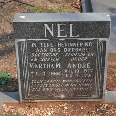 NEL André 1977-1991 :: NEL Martha M. 1966-1966