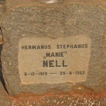NELL Hermanus Stephanus 1919-1962