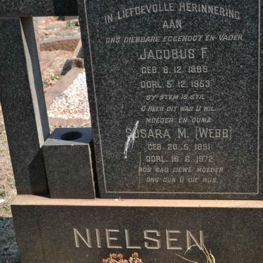 NIELSEN Jacobus F. 1889-1953 &amp; Susara M. WEBB 1891-1972