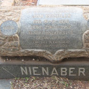NIENABER Jan Charles 1926-1952