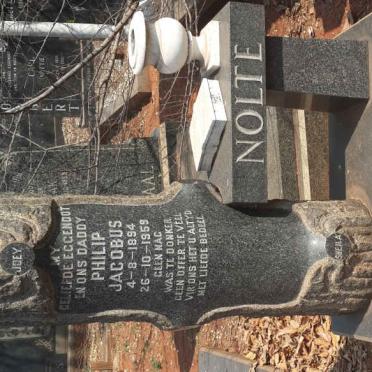 NOLTE Philip Jacobus 1894-1959