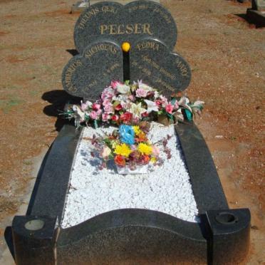 PELSER Theunis Gert 1887-1922 :: PELSER Lambertus Nicholas 1922-1996 &amp; Flora Mary MACDONALD 1926-2008