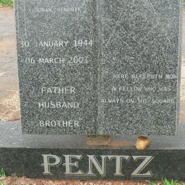 PENTZ Johan Hendrik 1944-2003