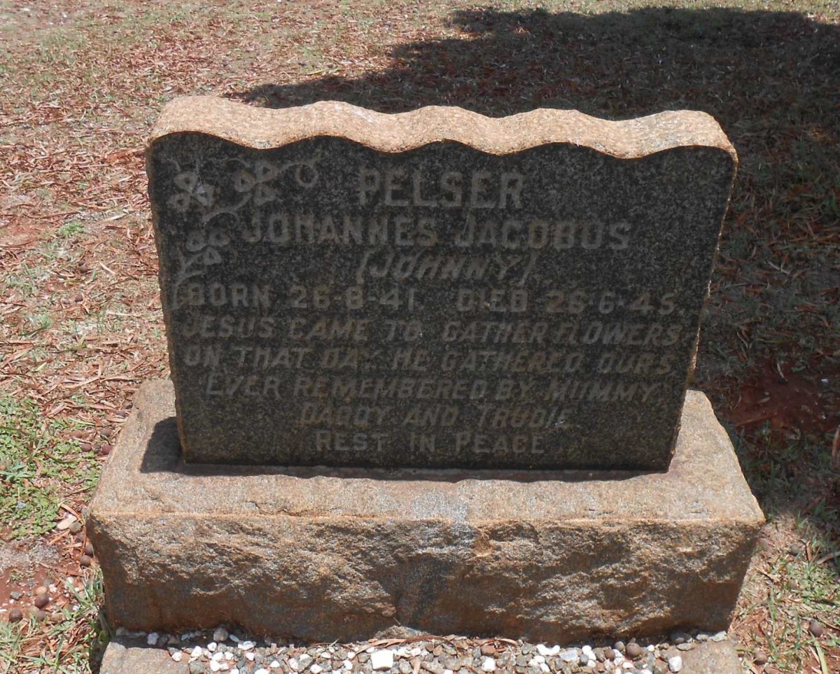 PELSER Johannes Jacobus 1941-1945