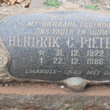 PIETERSE Hendrik C. 1922-1966