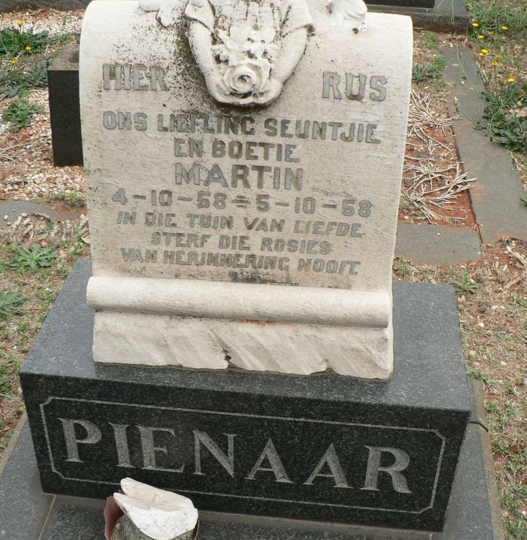 PIENAAR Martin 1958-1958