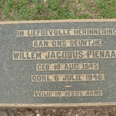 PIENAAR Willem Jacobus 1945-1946
