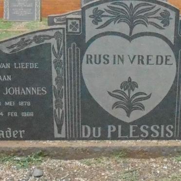 PLESSIS Gerrit Johannes, du 1879-1966 &amp; Maria Adriana SMUTS 1883-1958