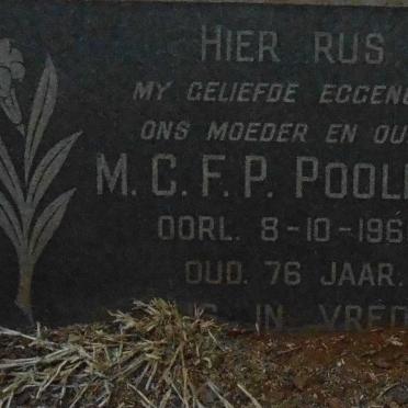 POOLMAN M.C.F.P. -1966