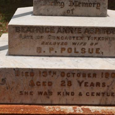 POLSUE Beatrice Annie Aspinall -1908