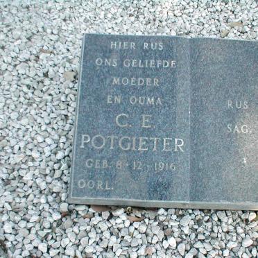 POTGIETER C.E. 1916-