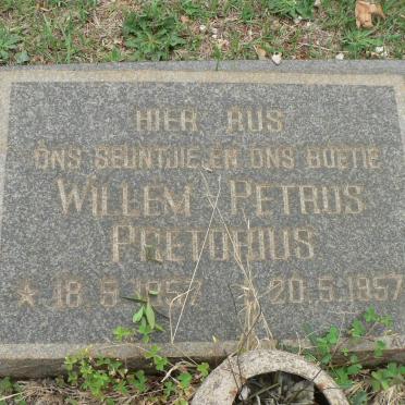 PRETORIUS Willem Petrus 1957-1957