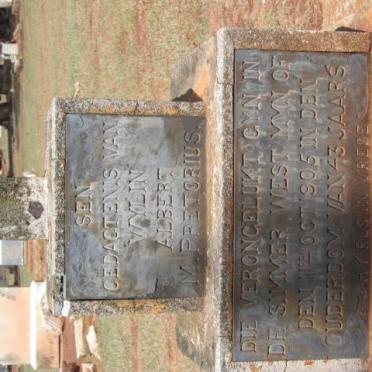 PRETORIUS Albert M. -1905