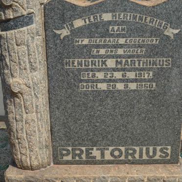 PRETORIUS Hendrik Marthinus 1917-1960