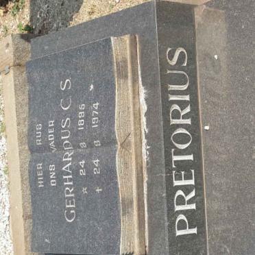 PRETORIUS Gerhardus C.S. 1895-1974
