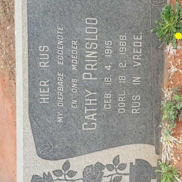 PRINSLOO Cathy 1915-1968