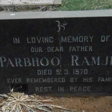 RAMJEE Parbhoo -1970