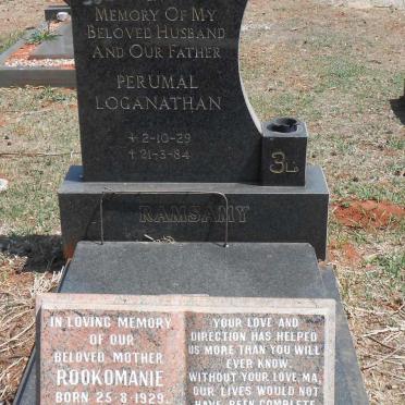 RAMSAMY Perumal Loganathan 1929-1984 &amp; Rookomanie 1929-1993
