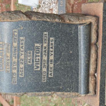 RASMUSSEN Donald -1927 :: RASMUSSEN Victor -1931