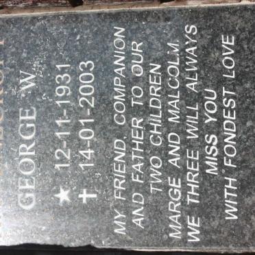 RAVENSCROFT George W. 1931-2003