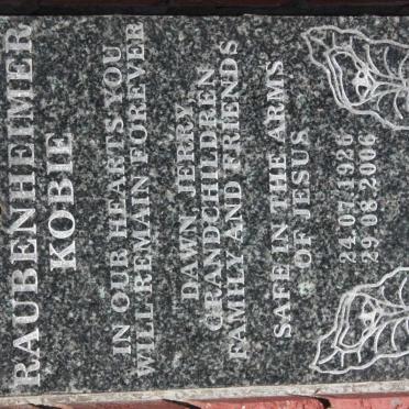 RAUBENHEIMER Kobie 1926-2006