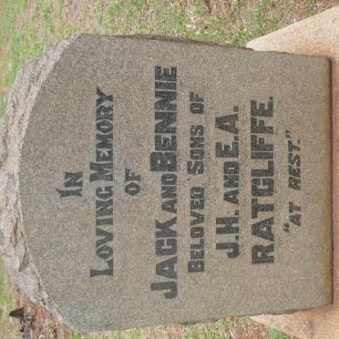 RATCLIFFE Jack :: RATCLIFF Bennie