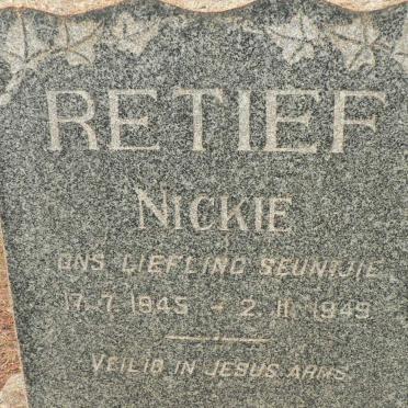 RETIEF Nickie 1945-1949