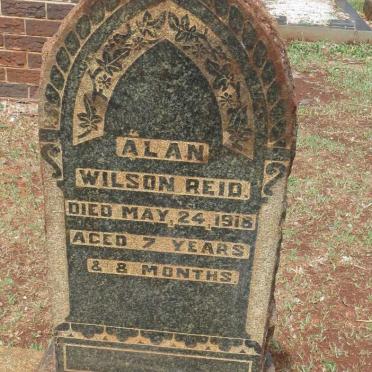 REID Alan Wilson -1918