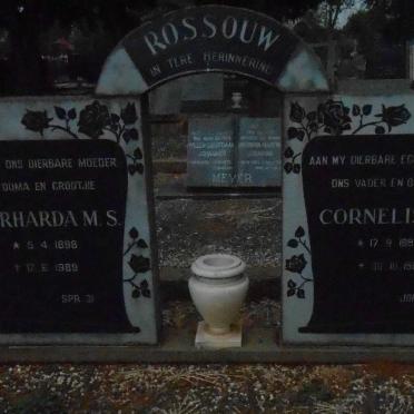 ROSSOUW Cornelis G. 1898-1966 &amp; Gerharda M.S 1898-1989