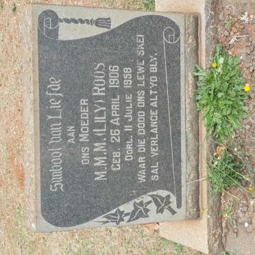 ROOS M.M.M. 1906-1958